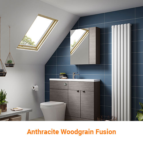 Anthracite Woodgrain Fusion Logo