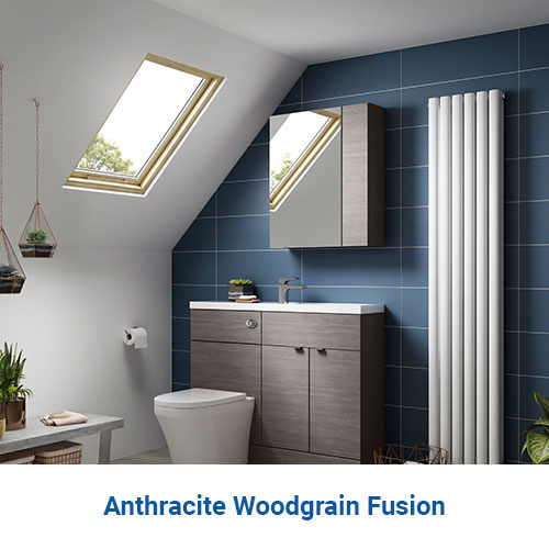 Anthracite Woodgrain Fusion Logo