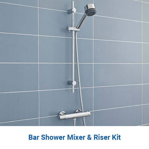 Bar Shower Mixer & Riser Kit