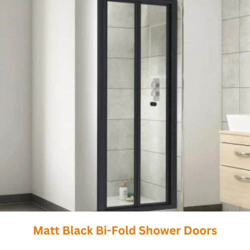 Black Bi-Fold Shower Doors