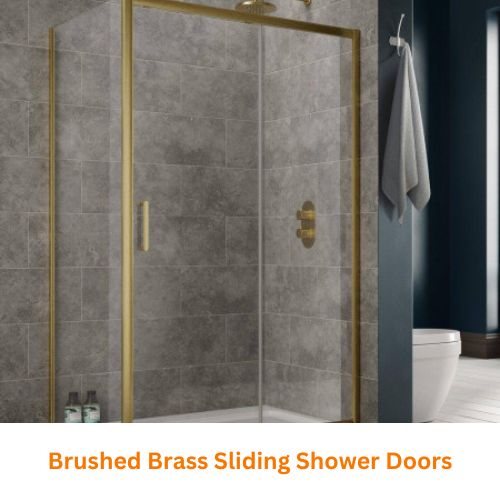 Brass Sliding Shower Door