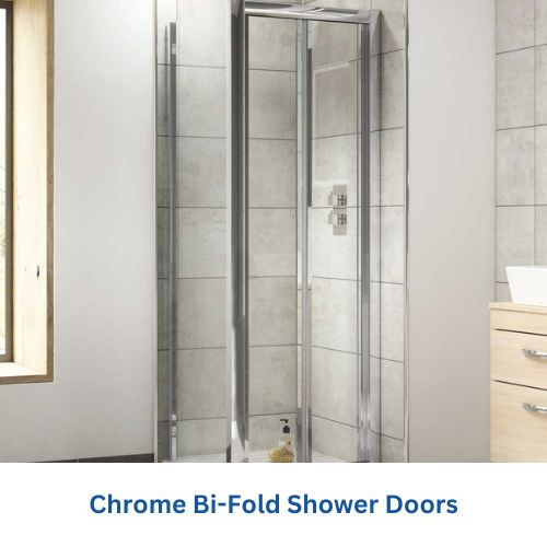 Chrome Bi-Fold Shower Doors
