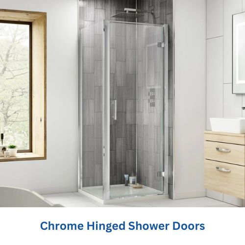 Chrome Hinged Shower Doors