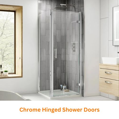 Chrome Hinged Shower Doors