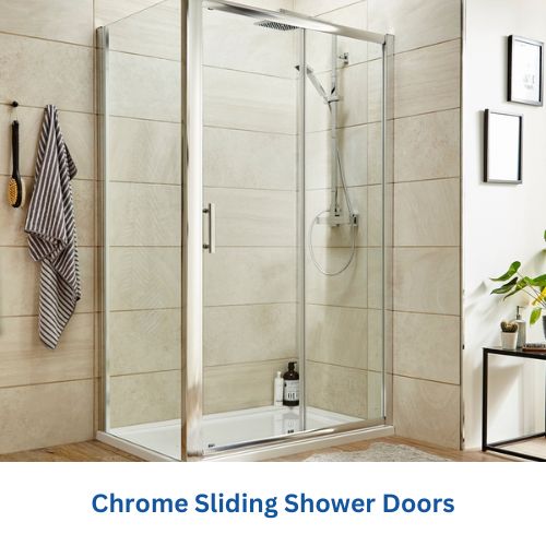 Chrome Sliding Shower Doors