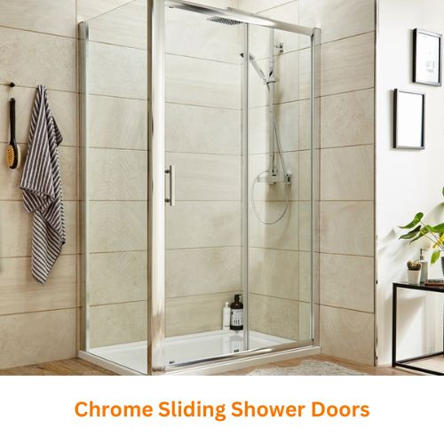 Chrome Sliding Shower Doors