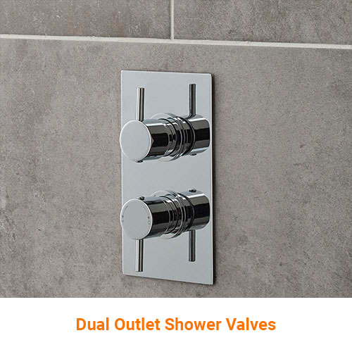 Dual Outlet Shower Valves