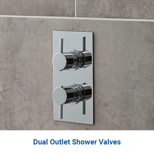 Dual Outlet Shower Valves