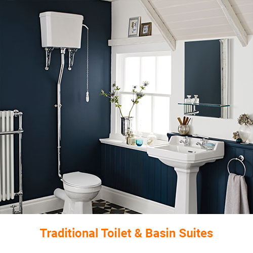 Traditional Toilet & Basin Suites