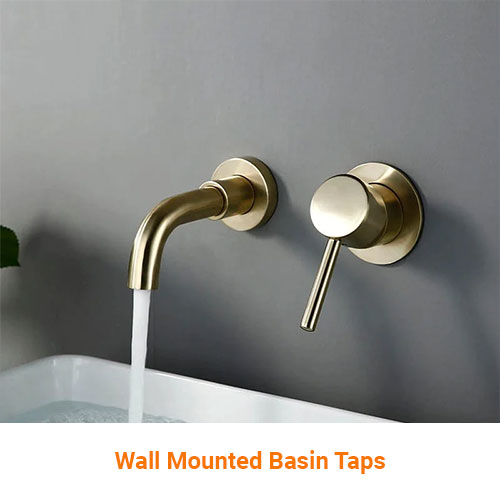 Wall Mounted Basin Taps