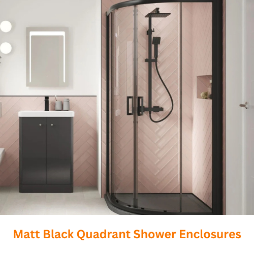 Black Quadrant Shower Enclosures