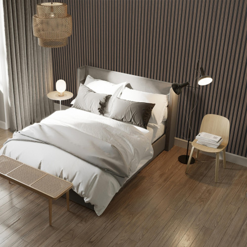 Walnut 3D Waterproof Wall Panel 300mm x 2400mm x 12mm