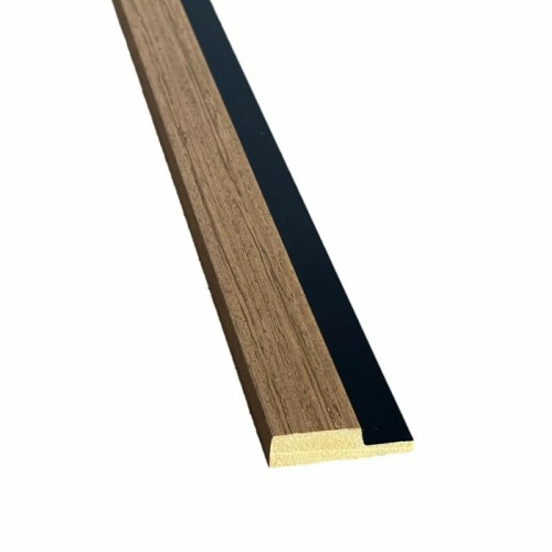 Natural Oak 3D Waterproof Wall Panel Trim RH 42mm x 2400mm x 12mm