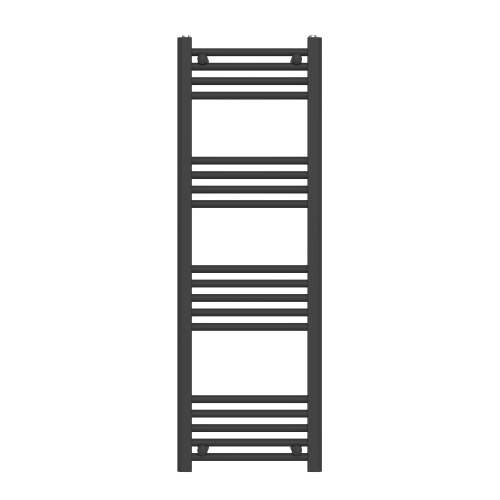 ProTek 1200mm x 400mm Black Heated Towel Rail