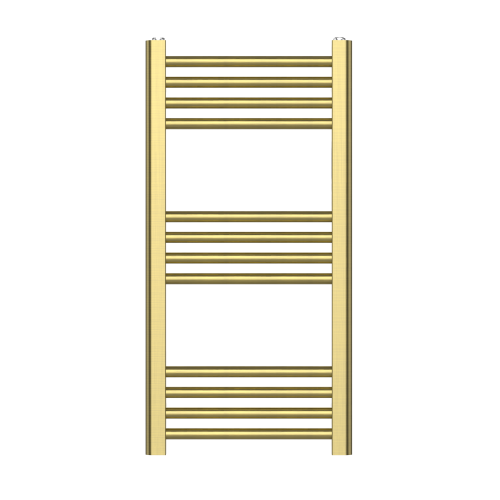 ProTek 800mm x 400mm Brushed Brass Heated Towel Rail