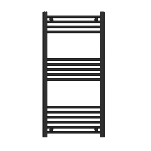 ProTek 1000mm x 500mm Black Heated Towel Rail
