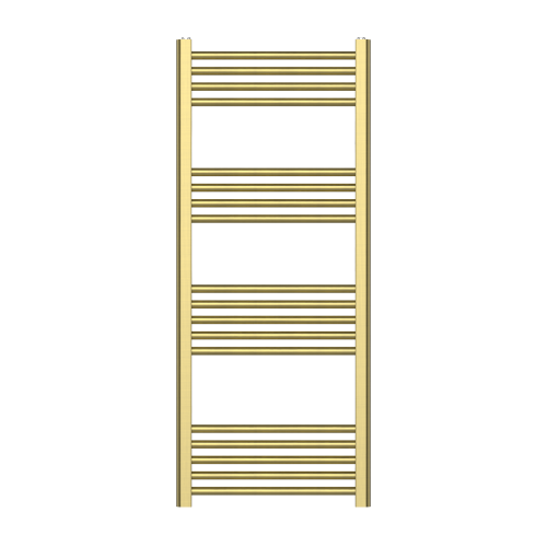 ProTek 1200mm x 500mm Brushed Brass Heated Towel Rail