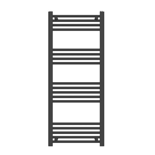 ProTek 1200mm x 500mm Black Heated Towel Rail