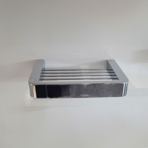 Neptune Chrome Plated Brass Soap Basket