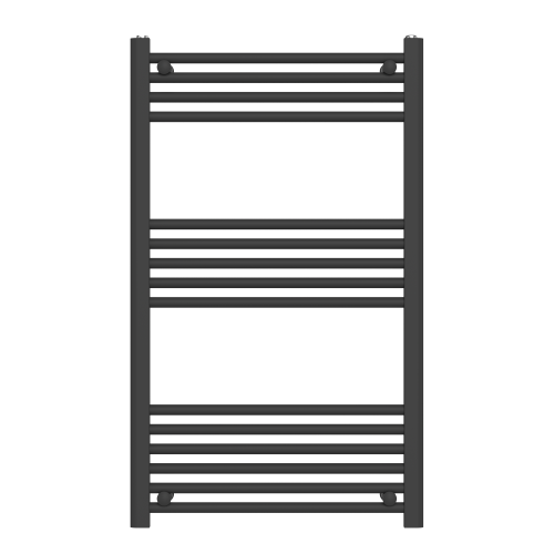 ProTek 1000mm x 600mm Black Heated Towel Rail