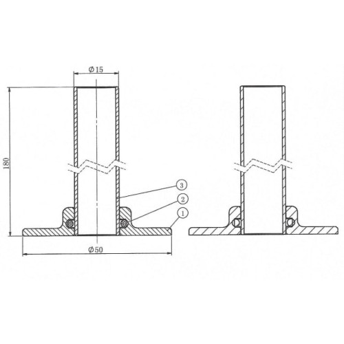 Anthracite Radiator Pipes & Shrouds 15mm