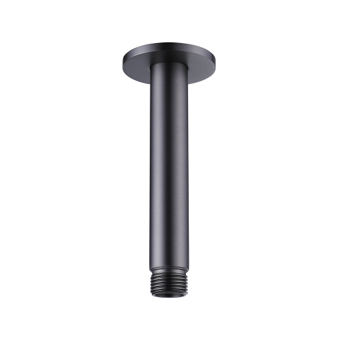 Round Gunmetal Ceiling Mounted Shower Arm 120mm
