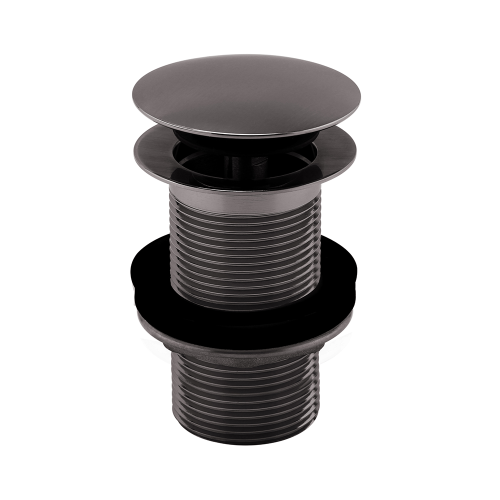 Gunmetal Dome Sprung Basin Waste (Unslotted)