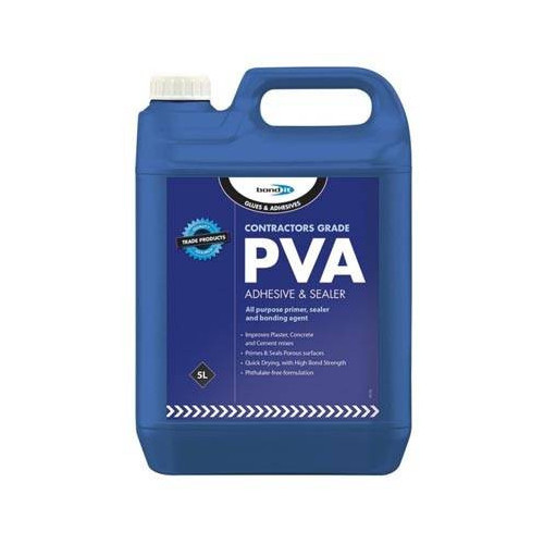 Bond-It Contractors Grade PVA Adhesive & Sealer - White 5L