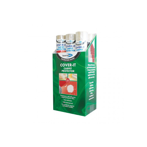 Carpet Protector Roll Clear 600mm x 50M x 0.45mm