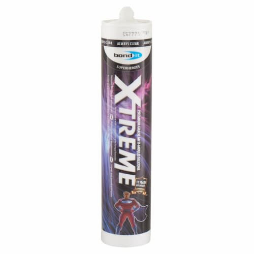 Bond-It Xtreme Always Sanitary Silicone Sealant - Grey 310ml