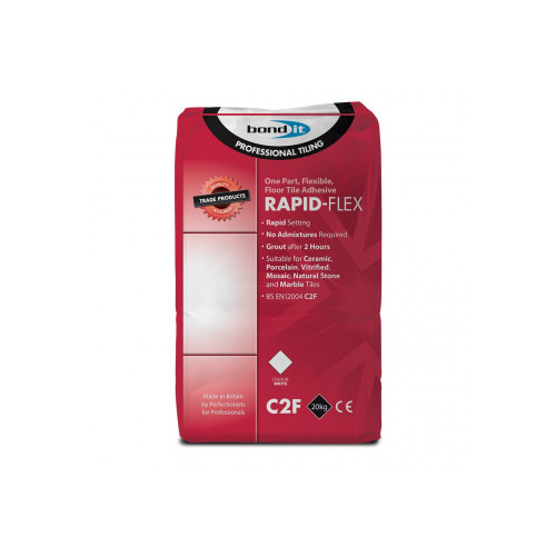 Bond-It Rapid-Flex Tile Adhesive White 20kg