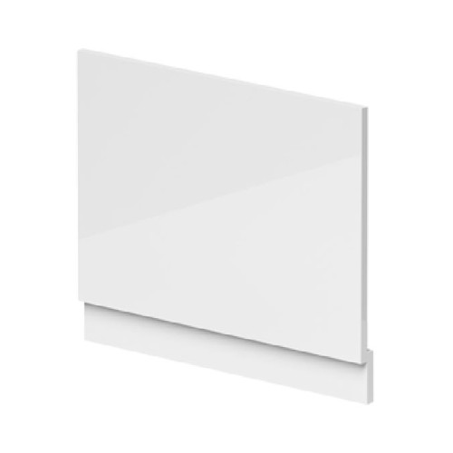 White Gloss 800mm Bath End Panel & Plinth