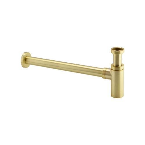 Minimalist Brushed Brass Basin/Bidet Bottle Trap