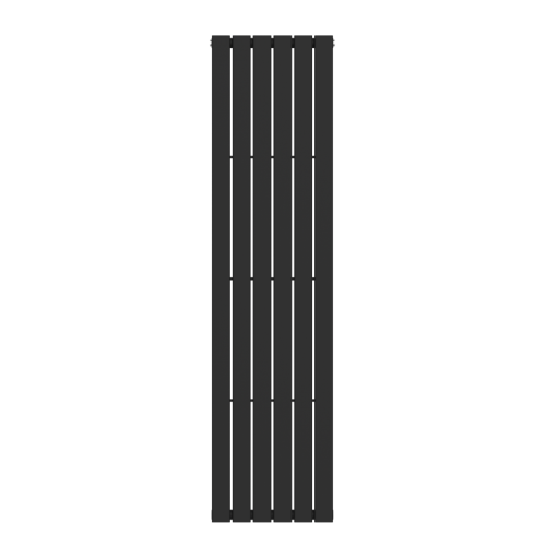Sienna Single Panel Black Designer Radiator 1800mm x 452mm