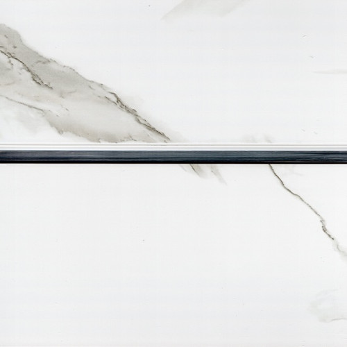 Carrara/Silver Marble Gloss Bathroom Shower Cladding PVC Panels 250mm x 2700 x 8mm - (Pack of 4)