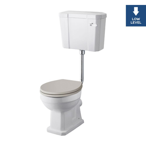 Old London Richmond Low Level Toilet & Flush Pipe Kit