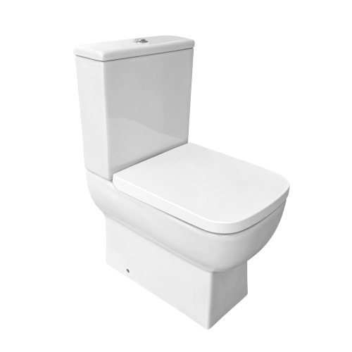 Ultra 550 Rimless Fully Back Close Coupled Toilet & Soft Close Seat