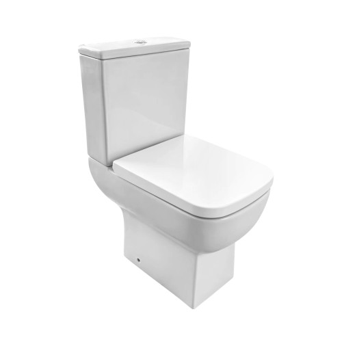 Ultra 550 Rimless Close Coupled Toilet & Soft Close Seat