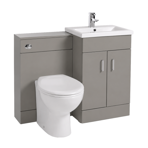 Cube 1100mm Complete Furiture Package &acirc; Dove Grey