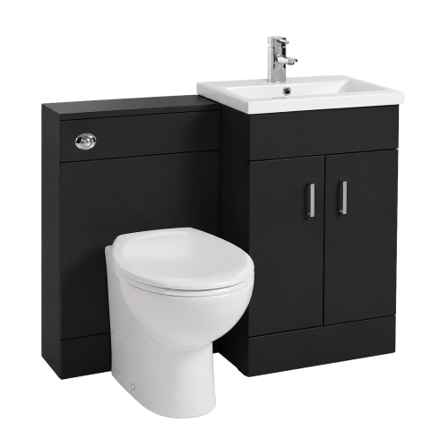 Cube 1000mm Complete Furiture Package &acirc; Matt Black
