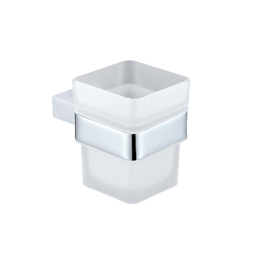 Block Chrome Tumbler & Holder