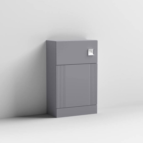 Nuie Deco Satin Grey 500mm WC Unit