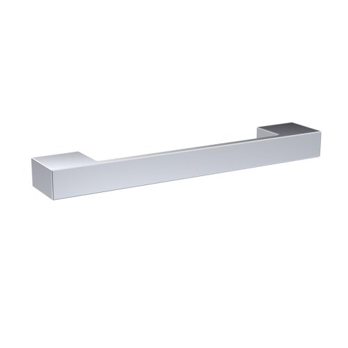 Nuie Chrome Square D Handle 128mm Centres