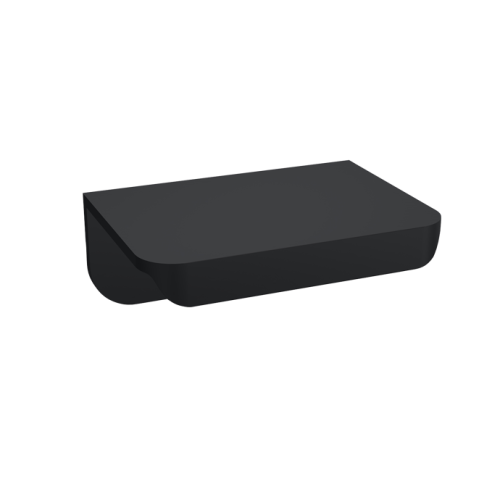 Wrap Over Matt Black 50mm Furniture Handle