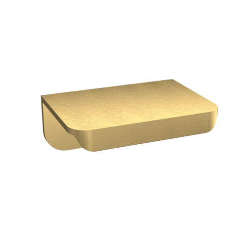 Wrap Over Brushed Brass 50mm Furniture Handle