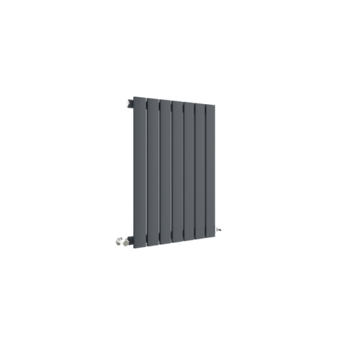 Nuie Sloane Horizontal Single Panel Anthracite Designer Radiator 600mm x 412mm