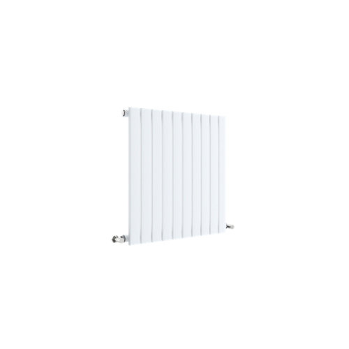 Nuie Sloane Horizontal Single Panel White Designer Radiator 600mm x 586mm