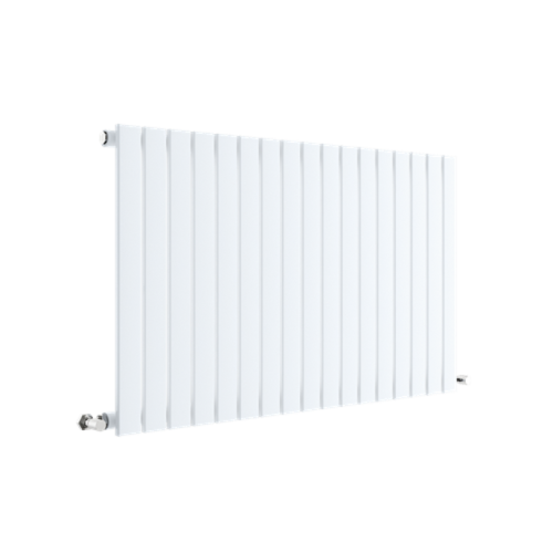 Nuie Sloane Horizontal Single Panel White Designer Radiator 600mm x 992mm