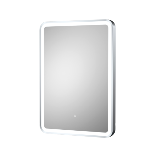 Chrome Frame LED Illuminated Bathroom Mirror 500mm x 700mm