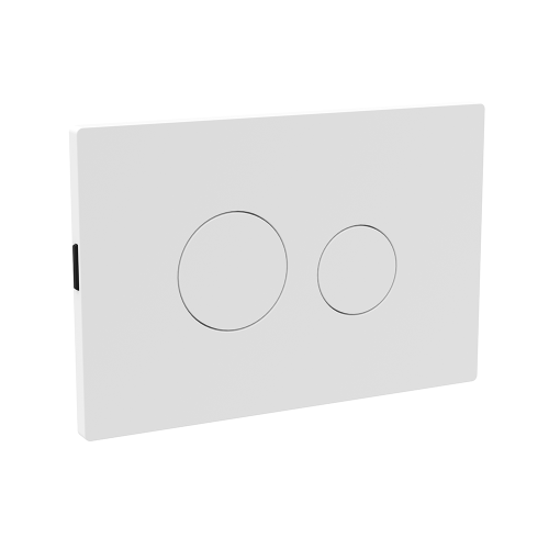 Nuie Round Plate For Pneumatic Cistern (White)
